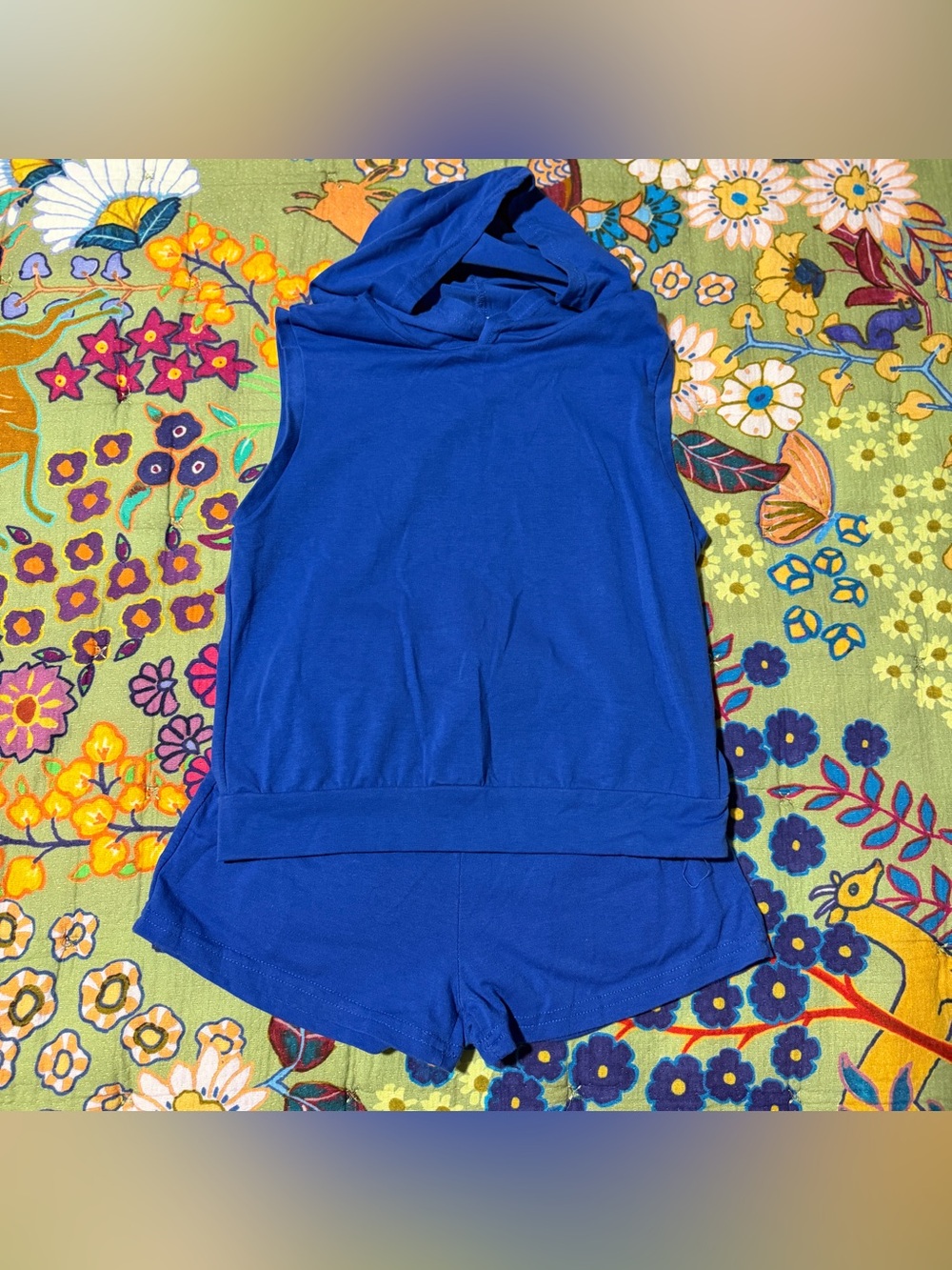 SHEIN Kids Royal Blue Short Set